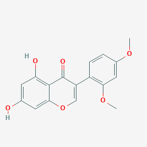 molecular formula C17H14O6 B600576 2'-甲氧基生物香豆素A CAS No. 61243-75-2