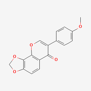 molecular formula C17H12O5 B600585 Maximaisoflavone H CAS No. 97165-42-9