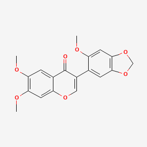 molecular formula C19H16O7 B600587 米杜酮 CAS No. 24195-15-1