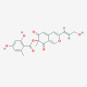 molecular formula C21H18O8 B600588 Mitorubrinol CAS No. 3215-47-2
