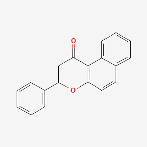molecular formula C19H14O2 B600600 beta-Naphthoflavanone CAS No. 2860-03-9