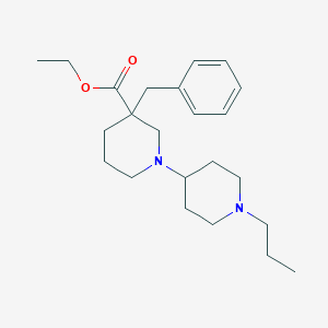 molecular formula C23H36N2O2 B6006016 ethyl 3-benzyl-1'-propyl-1,4'-bipiperidine-3-carboxylate 