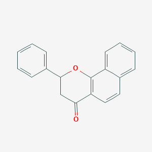 molecular formula C19H14O2 B600603 2-Phenyl-2,3-dihydrobenzo[h]chromen-4-one CAS No. 6051-86-1