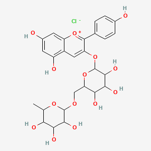molecular formula C27H31O14Cl B600633 蔷薇红素-3-O-芸香糖苷氯化物 CAS No. 33978-17-5