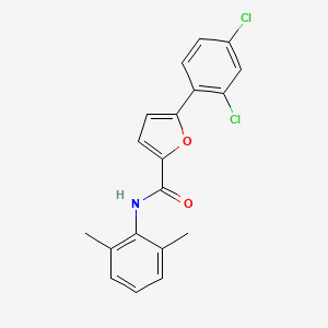 molecular formula C19H15Cl2NO2 B6006557 5-(2,4-dichlorophenyl)-N-(2,6-dimethylphenyl)-2-furamide 