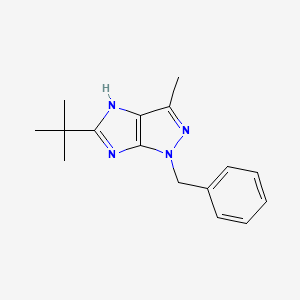 1-benzyl-5-tert-butyl-3-methyl-1,4-dihydroimidazo[4,5-c]pyrazole