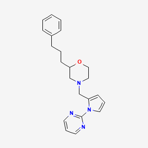 2-(3-phenylpropyl)-4-{[1-(2-pyrimidinyl)-1H-pyrrol-2-yl]methyl}morpholine