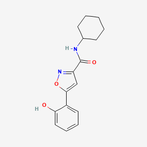 N-cyclohexyl-5-(2-hydroxyphenyl)-3-isoxazolecarboxamide