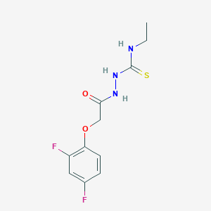 2-[(2,4-difluorophenoxy)acetyl]-N-ethylhydrazinecarbothioamide