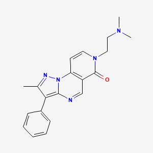 7-[2-(dimethylamino)ethyl]-2-methyl-3-phenylpyrazolo[1,5-a]pyrido[3,4-e]pyrimidin-6(7H)-one