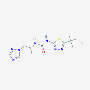 N-[5-(1,1-dimethylpropyl)-1,3,4-thiadiazol-2-yl]-N'-[1-methyl-2-(1H-1,2,4-triazol-1-yl)ethyl]urea