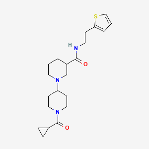 1'-(cyclopropylcarbonyl)-N-[2-(2-thienyl)ethyl]-1,4'-bipiperidine-3-carboxamide
