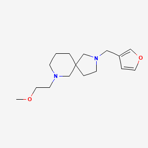 molecular formula C16H26N2O2 B6007337 2-(3-furylmethyl)-7-(2-methoxyethyl)-2,7-diazaspiro[4.5]decane 