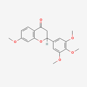 molecular formula C19H20O6 B600734 7,3',4',5'-四甲氧基黄烷酮 CAS No. 138469-47-3