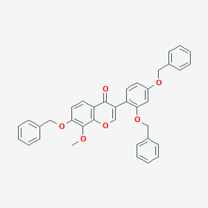 B600743 7-(Benzyloxy)-3-(2,4-bis(benzyloxy)phenyl)-8-methoxy-4H-chromen-4-one CAS No. 74048-92-3