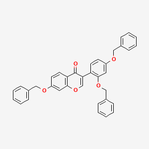 B600744 7-(Benzyloxy)-3-(2,4-bis(benzyloxy)phenyl)-4H-chromen-4-one CAS No. 62027-17-2