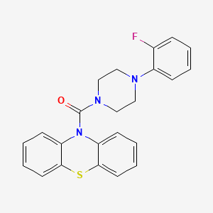 10-{[4-(2-fluorophenyl)-1-piperazinyl]carbonyl}-10H-phenothiazine