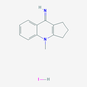 molecular formula C13H15IN2 B6007617 4-methyl-1,2,3,4-tetrahydro-9H-cyclopenta[b]quinolin-9-imine hydroiodide 