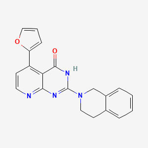 2-(3,4-dihydro-2(1H)-isoquinolinyl)-5-(2-furyl)pyrido[2,3-d]pyrimidin-4(3H)-one