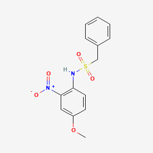 N-(4-methoxy-2-nitrophenyl)-1-phenylmethanesulfonamide