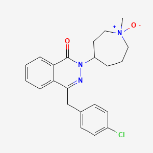 molecular formula C22H24ClN3O2 B600784 氮氧化氮苯海拉明（非对映异构体的混合物） CAS No. 640279-88-5