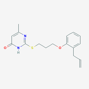 2-{[3-(2-allylphenoxy)propyl]thio}-6-methyl-4-pyrimidinol