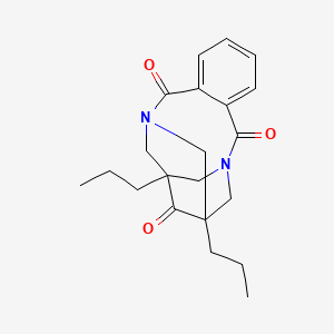 1,14-dipropyl-3,12-diazatetracyclo[10.3.1.1~3,14~.0~5,10~]heptadeca-5,7,9-triene-4,11,15-trione