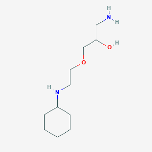 1-amino-3-[2-(cyclohexylamino)ethoxy]-2-propanol