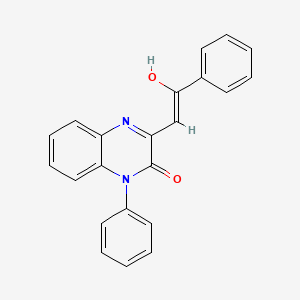 3-(2-oxo-2-phenylethylidene)-1-phenyl-3,4-dihydro-2(1H)-quinoxalinone