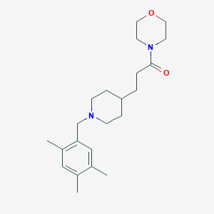 4-{3-[1-(2,4,5-trimethylbenzyl)-4-piperidinyl]propanoyl}morpholine