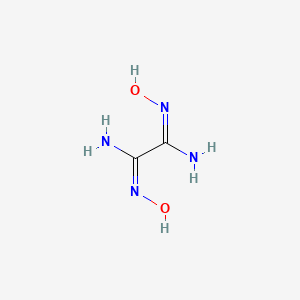 molecular formula C2H6N4O2 B6008159 N'~1~,N'~2~-二羟基乙二酰二胺 