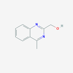 molecular formula C10H10N2O B600847 (4-甲基喹唑啉-2-基)甲醇 CAS No. 13535-91-6