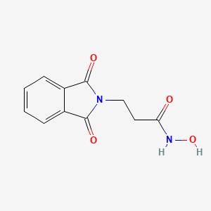 molecular formula C11H10N2O4 B6008703 3-(1,3-dioxo-1,3-dihydro-2H-isoindol-2-yl)-N-hydroxypropanamide 