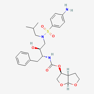 molecular formula C27H37N3O7S B600882 (+)-达鲁那韦 CAS No. 1399859-60-9