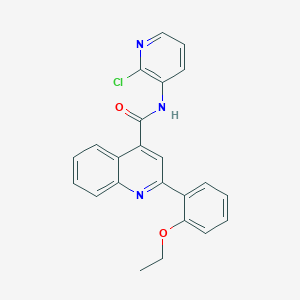 molecular formula C23H18ClN3O2 B6008913 N-(2-chloro-3-pyridinyl)-2-(2-ethoxyphenyl)-4-quinolinecarboxamide 