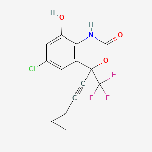 molecular formula C14H9ClF3NO3 B600897 rac 8-羟基依非韦伦 CAS No. 205754-32-1