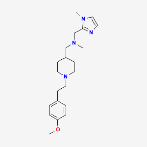 ({1-[2-(4-methoxyphenyl)ethyl]-4-piperidinyl}methyl)methyl[(1-methyl-1H-imidazol-2-yl)methyl]amine