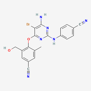molecular formula C20H15BrN6O2 B600904 单羟基依替拉韦林 CAS No. 1246815-68-8