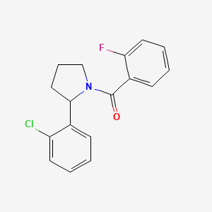 2-(2-chlorophenyl)-1-(2-fluorobenzoyl)pyrrolidine