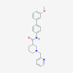 N-(3'-methoxy-4-biphenylyl)-1-(2-pyridinylmethyl)-3-piperidinecarboxamide