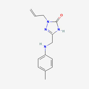 2-allyl-5-{[(4-methylphenyl)amino]methyl}-2,4-dihydro-3H-1,2,4-triazol-3-one