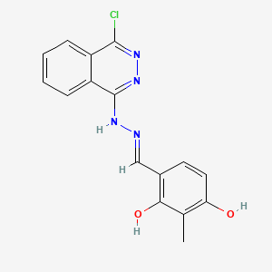 2,4-dihydroxy-3-methylbenzaldehyde (4-chloro-1-phthalazinyl)hydrazone