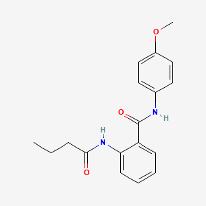 2-(butyrylamino)-N-(4-methoxyphenyl)benzamide