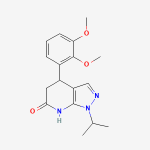 4-(2,3-dimethoxyphenyl)-1-isopropyl-1,4,5,7-tetrahydro-6H-pyrazolo[3,4-b]pyridin-6-one