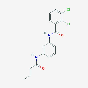 molecular formula C17H16Cl2N2O2 B6009354 N-[3-(butyrylamino)phenyl]-2,3-dichlorobenzamide 