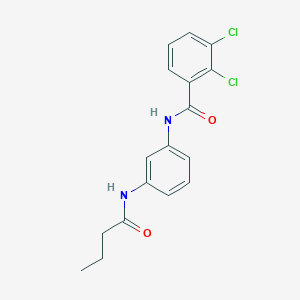 N-[3-(butanoylamino)phenyl]-2,3-dichlorobenzamide