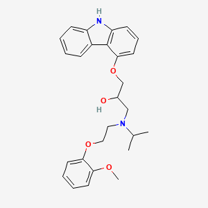 molecular formula C27H32N2O4 B600939 N-异丙基卡维地洛 CAS No. 1246819-01-1