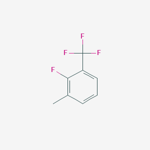 molecular formula C8H6F4 B060094 2-Fluoro-1-methyl-3-(trifluoromethyl)benzene CAS No. 1214331-63-1