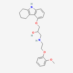 molecular formula C24H30N2O4 B600947 6,7,8,9-四氢卡维地洛 CAS No. 1246820-73-4