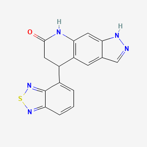 5-(2,1,3-benzothiadiazol-4-yl)-1,5,6,8-tetrahydro-7H-pyrazolo[4,3-g]quinolin-7-one